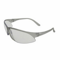 SupERB's High Gloss Safety Glasses (Silver Frame & Temple/ Clear Lens)